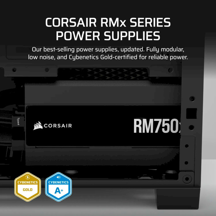 Блок живлення 750W CORSAIR RM750x ATX 3.1 (CP-9020285-EU)