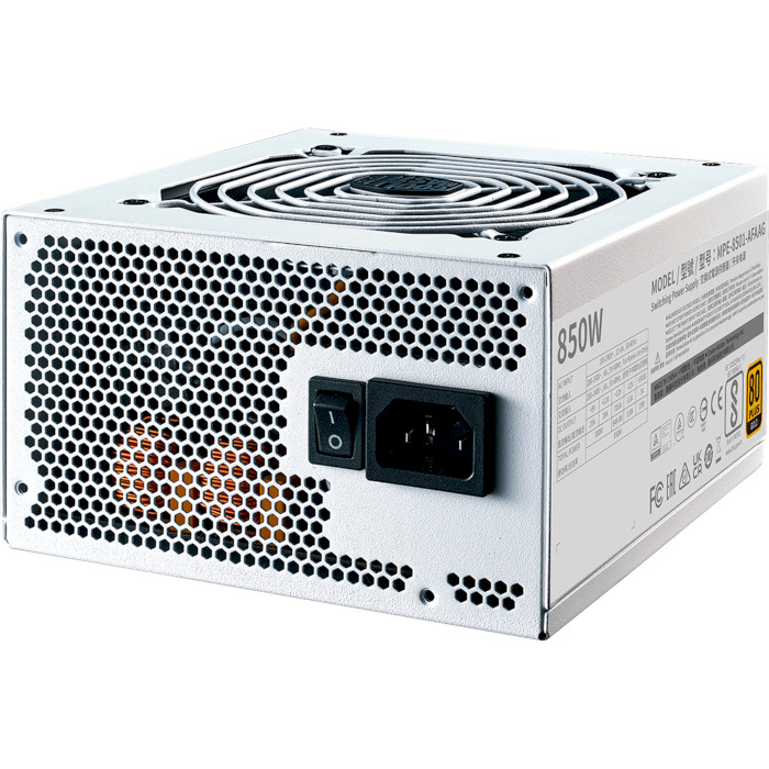 Блок живлення 850W COOLER MASTER MWE Gold 850 V2 ATX 3.0 Ready White Edition (MPE-8501-AFAAG-3GEU)