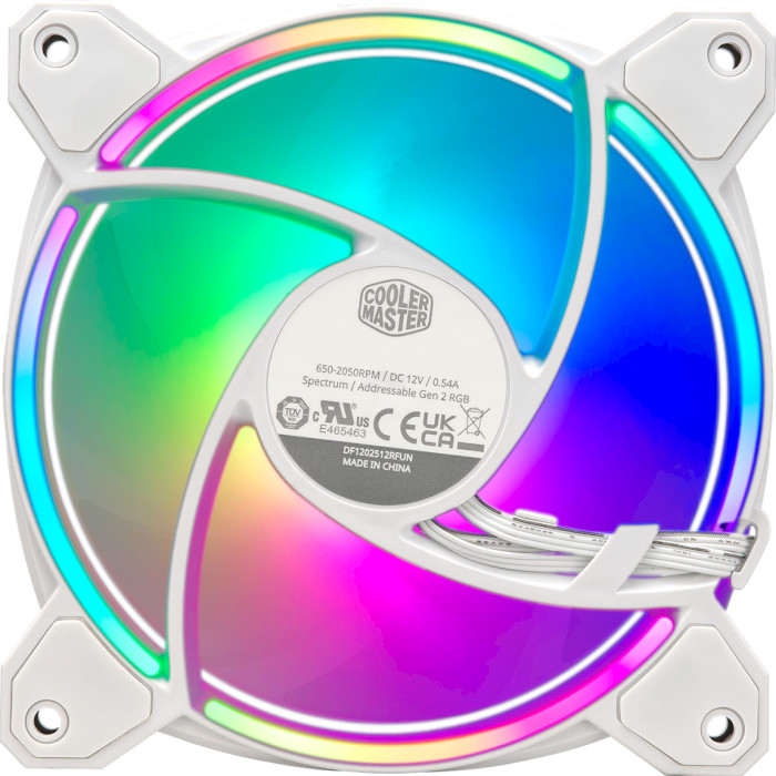 Комплект вентиляторов COOLER MASTER Masterfan MF120 Halo² White 3-Pack (MFL-B2DW-213P2-R2)