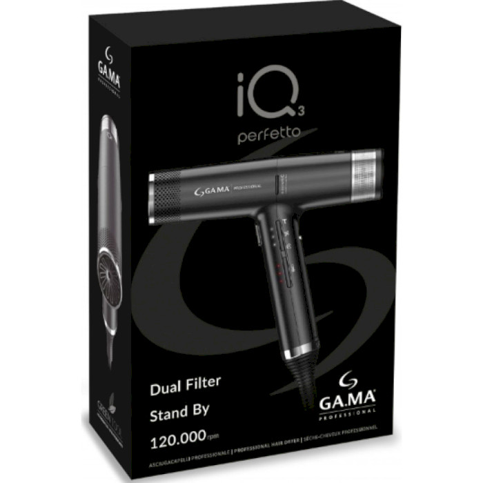 Фен GA.MA iQ3 Perfetto Black (PH6080.BK)