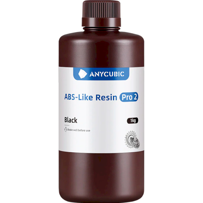 Фотополимерная резина для 3D принтера ANYCUBIC ABS-Like Resin Pro 2, 1кг, Black