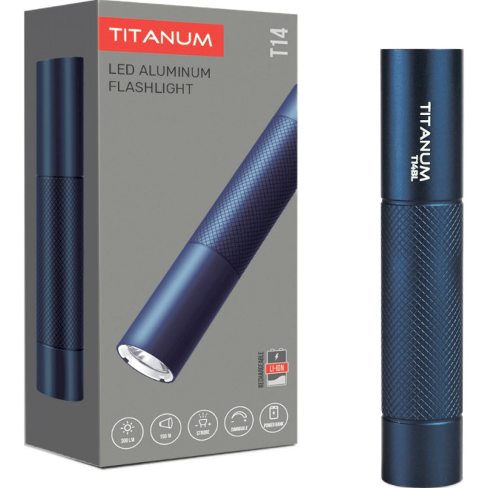 Фонарь TITANUM TLF-T14G Blue