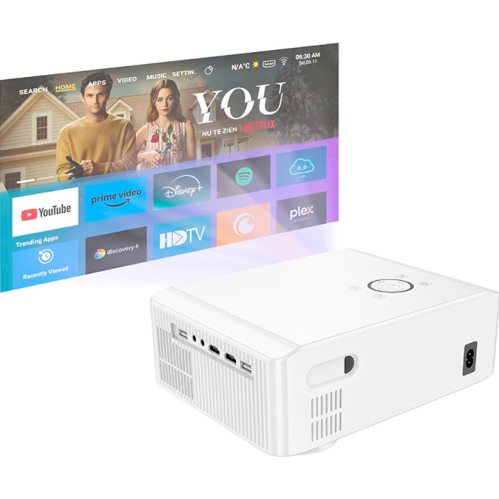 Проектор портативний HOCO DT3 Smart Electric Focus Projector Android Version