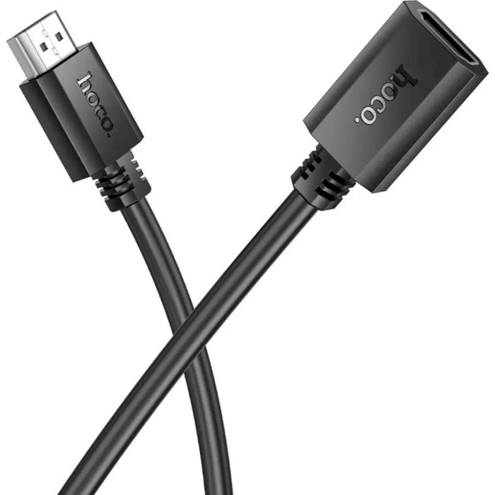 Кабель HOCO US13 HDTV Male to HDTV Female HD Extension Data Cable HDMI 1м Black (6942007628242)