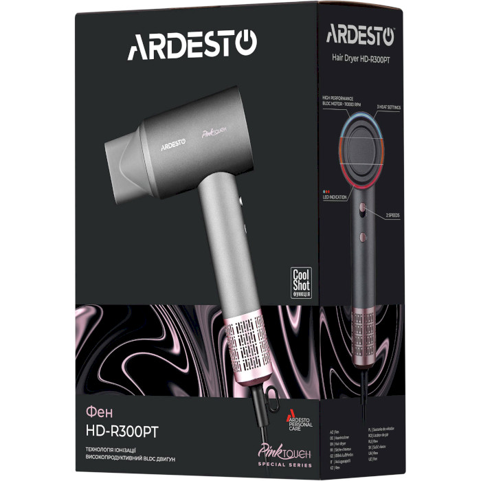 Фен ARDESTO HD-R300PT Pink Touch