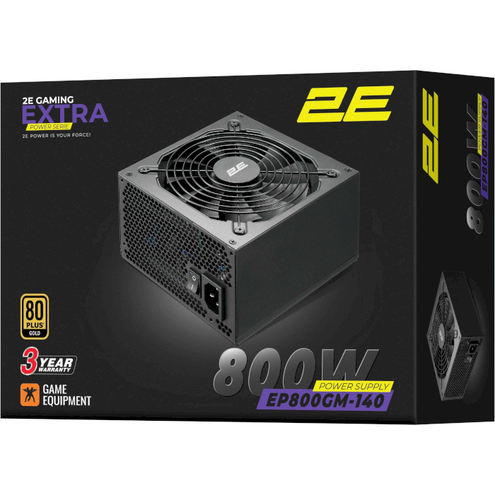 Блок живлення 800W 2E GAMING Extra Power EP800GM (2E-EP800GM-140)