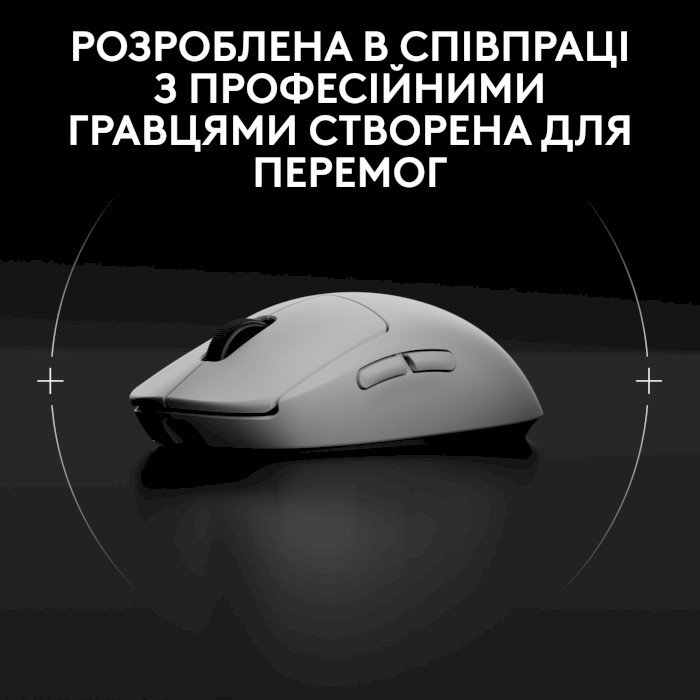 Миша ігрова LOGITECH G Pro 2 Lightspeed White (910-007302)