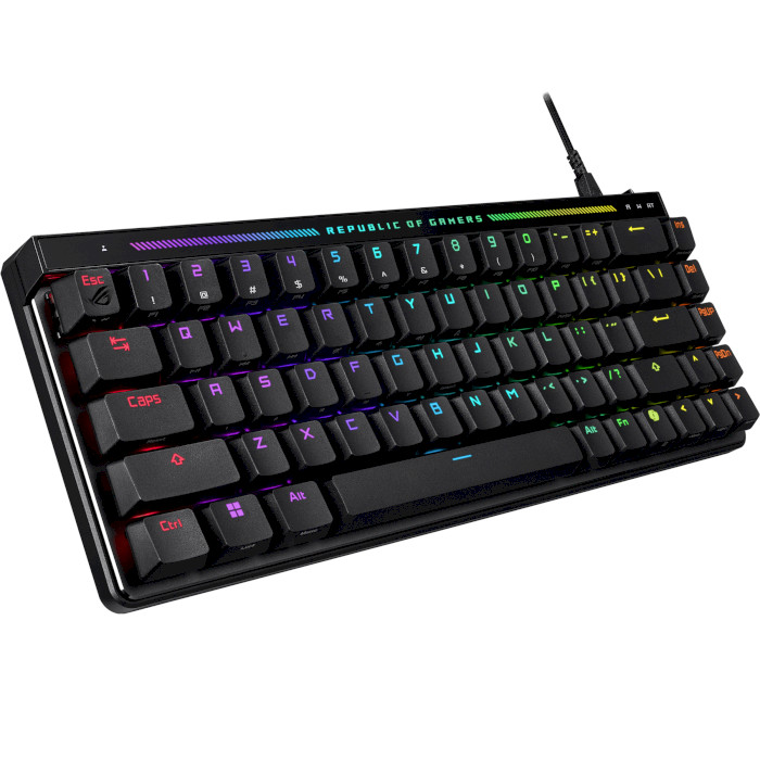 Клавіатура ASUS ROG Falchion Ace HFX Magnetic Switch Black (90MP03VE-BKUA20)