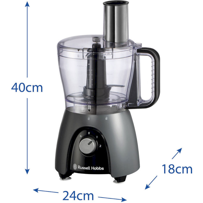 Кухонный комбайн RUSSELL HOBBS Desire Matte Charcoal (25189024002)