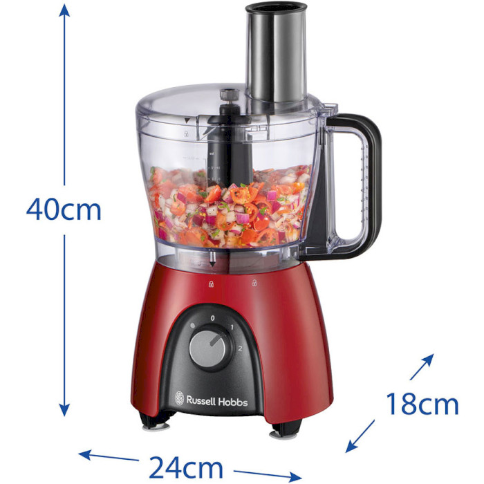 Кухонний комбайн RUSSELL HOBBS Desire Red (25194026001)