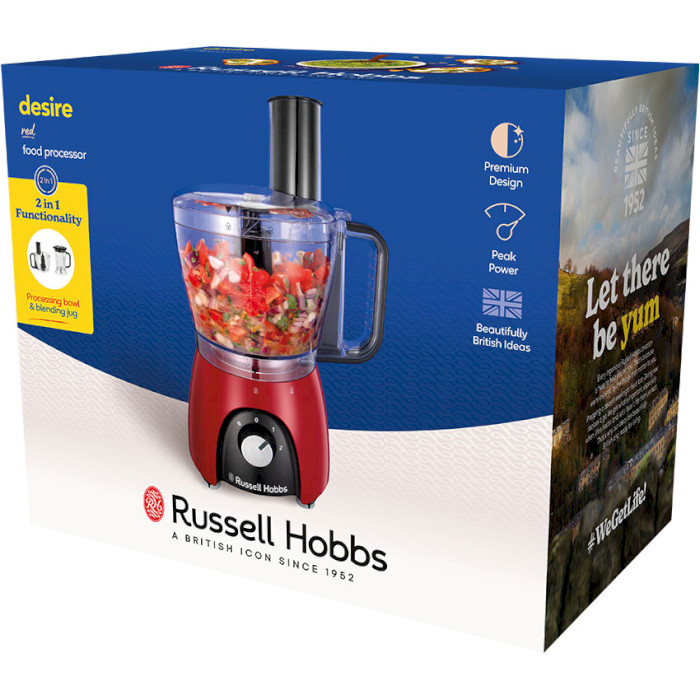 Кухонный комбайн RUSSELL HOBBS Desire Red (25194026001)