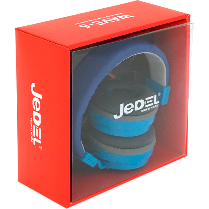 Навушники JEDEL Wave6 Blue/Black