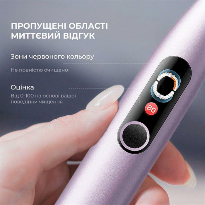 Електрична зубна щітка OCLEAN X Pro Digital Purple