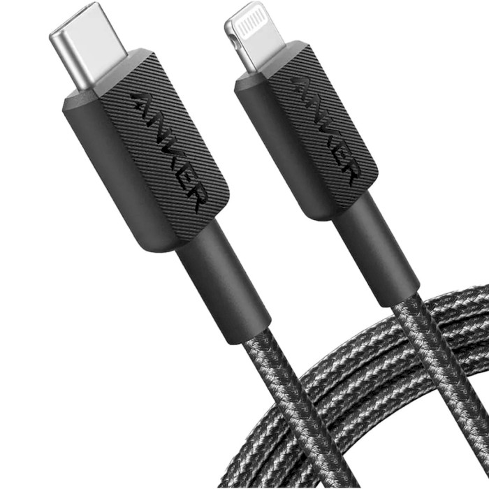 Кабель ANKER Powerline 322 USB-З to Lightning 1.8м Black (A81B6G11)