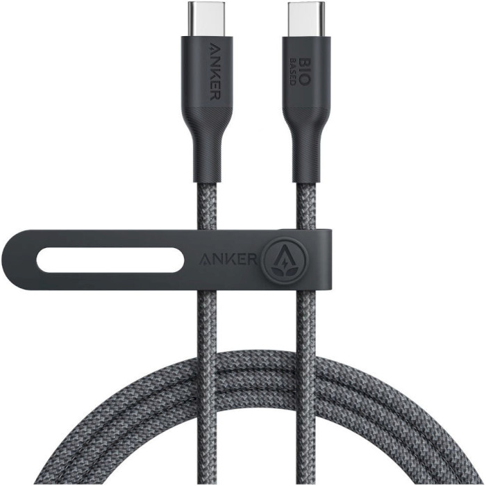 Кабель ANKER Powerline USB-C to USB-C 1.8м Phantom Black (A80F6H11)