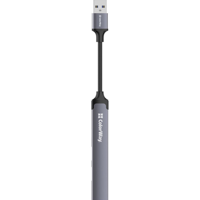 USB-хаб COLORWAY 4-in-1 USB-A to 1xUSB3.0, 2xUSB2.0, 1xUSB-C2.0 (CW-HUB05)