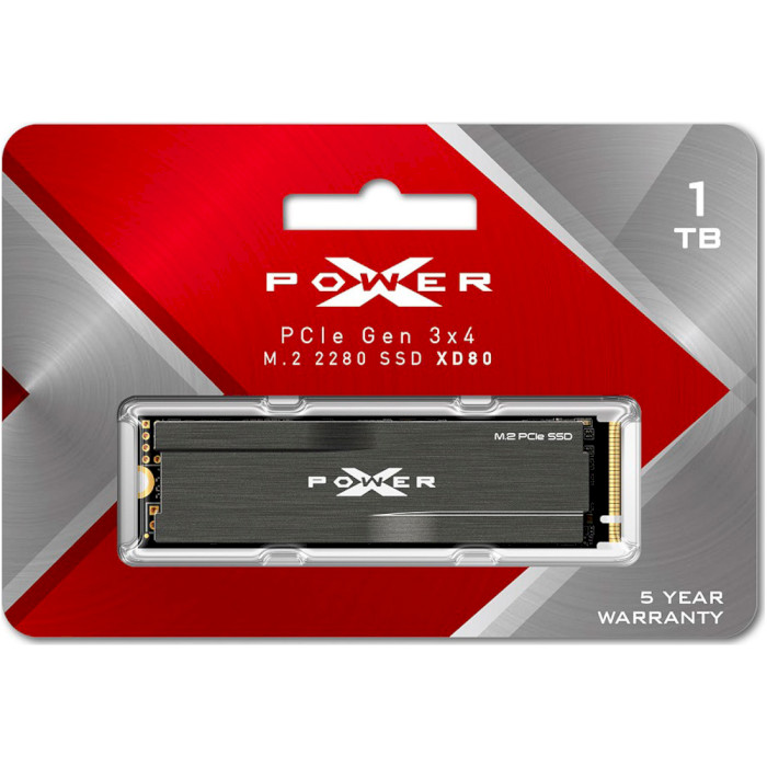 SSD диск SILICON POWER XD80 1TB M.2 NVMe (SP001TBP34XD8005)