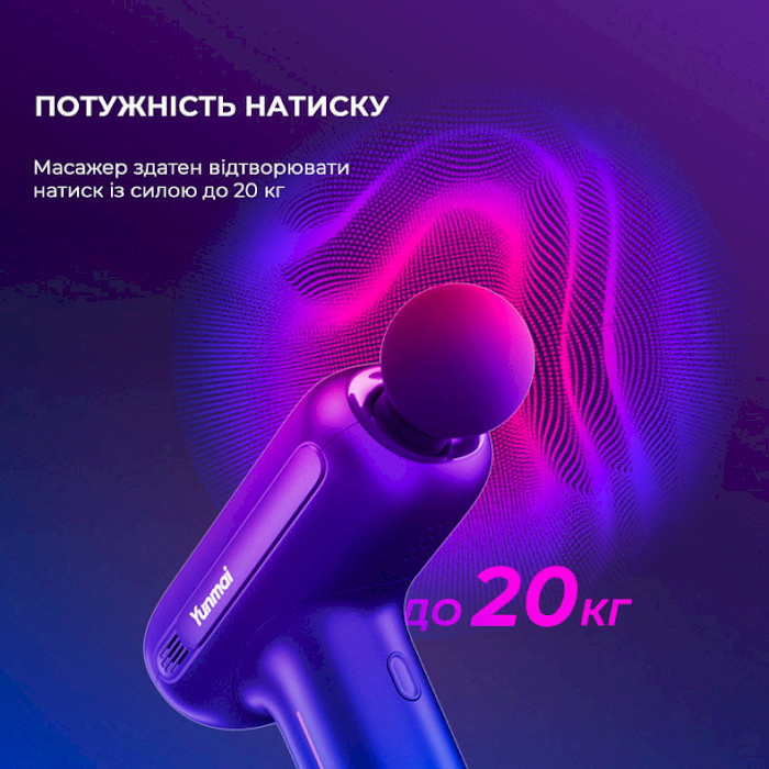 Масажний пістолет XIAOMI YUNMAI Massage Gun EasePro (YMFG-M406)