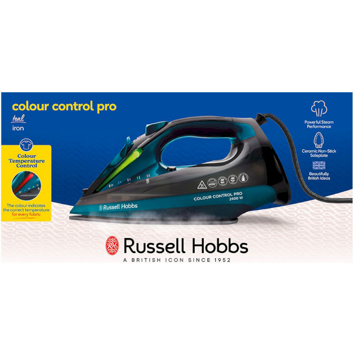 Утюг RUSSELL HOBBS Colour Control Pro Iron (25186046001)