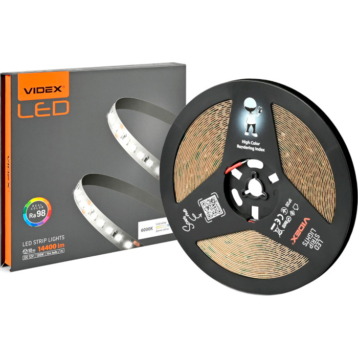 Светодиодная лента VIDEX LED Strip Lights 6000K White 10м