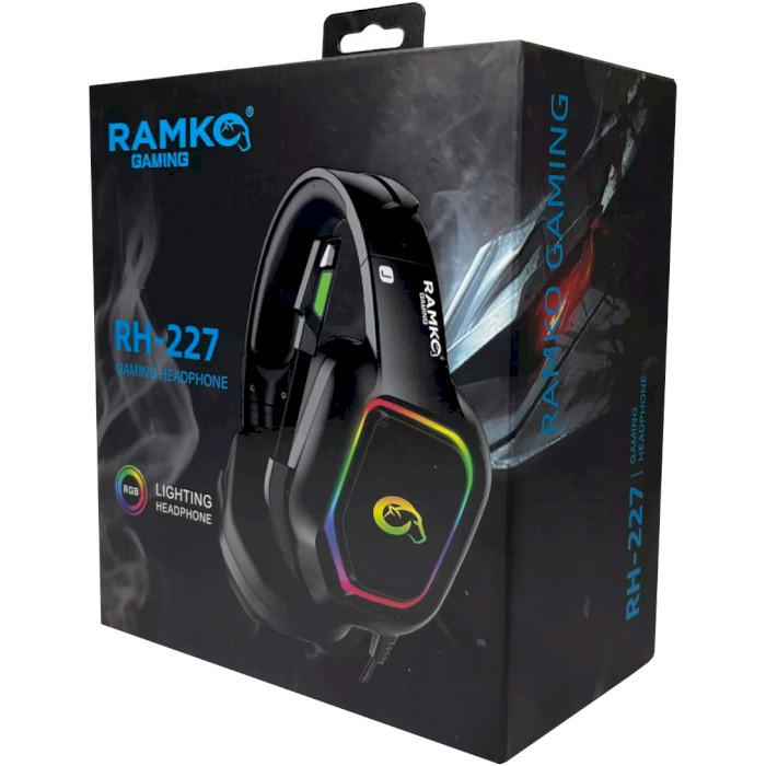 Навушники геймерскі RAMKO RH-227 Black