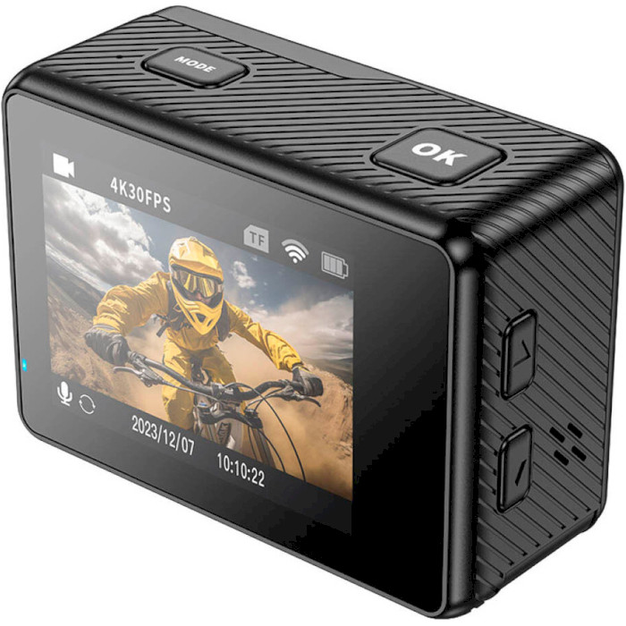 Экшн-камера HOCO DV101 Dual Color Screen Sports Camera