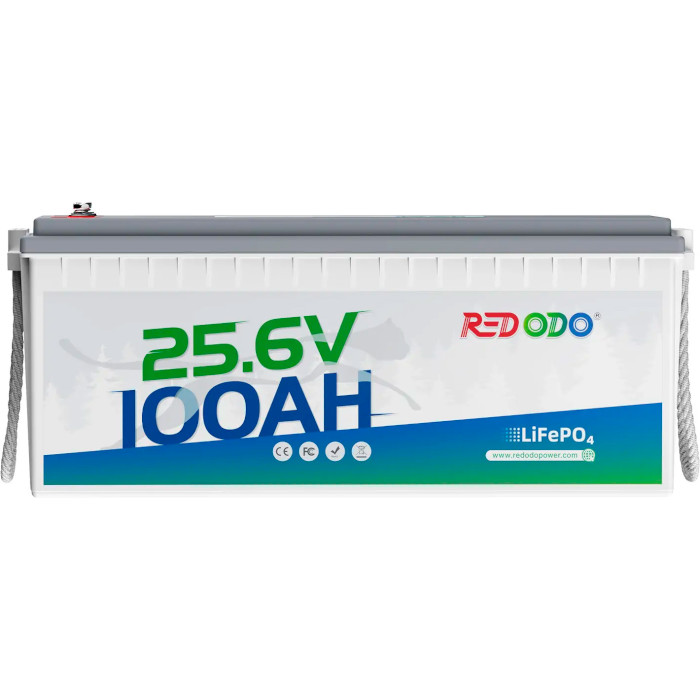 Аккумуляторная батарея REDODO LiFePO4 24V 100Ah (25.6В, 100Ач, BMS 100A)