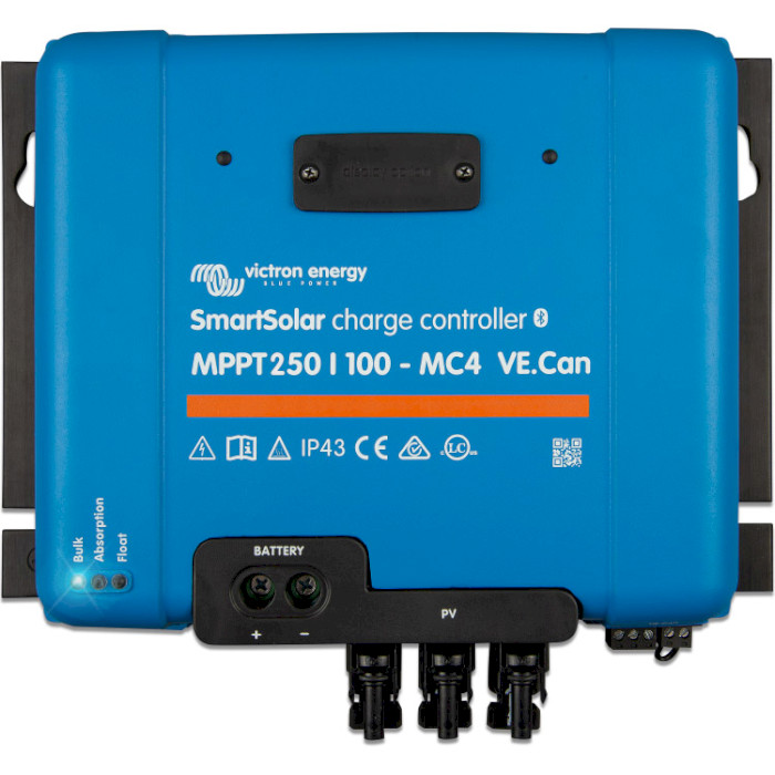 Контролер заряду VICTRON ENERGY SmartSolar MPPT 250/100-MC4 VE.Can (SCC125110512)