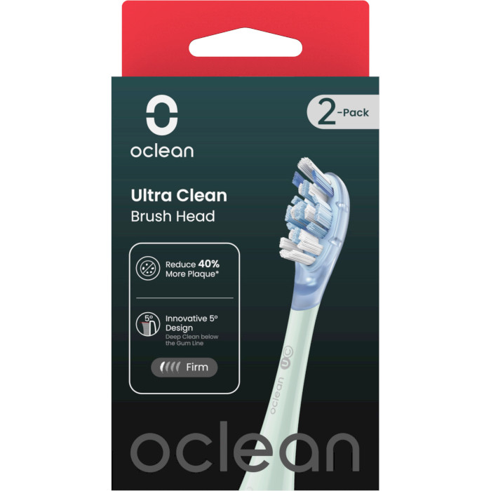 Насадка для зубної щітки OCLEAN UC01 G02 Ultra Clean Green 2шт (C04000251)