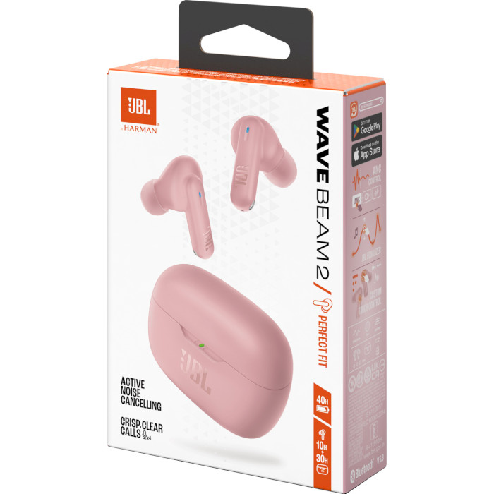 Навушники JBL Wave Beam 2 Pink (JBLWBEAM2PIK)