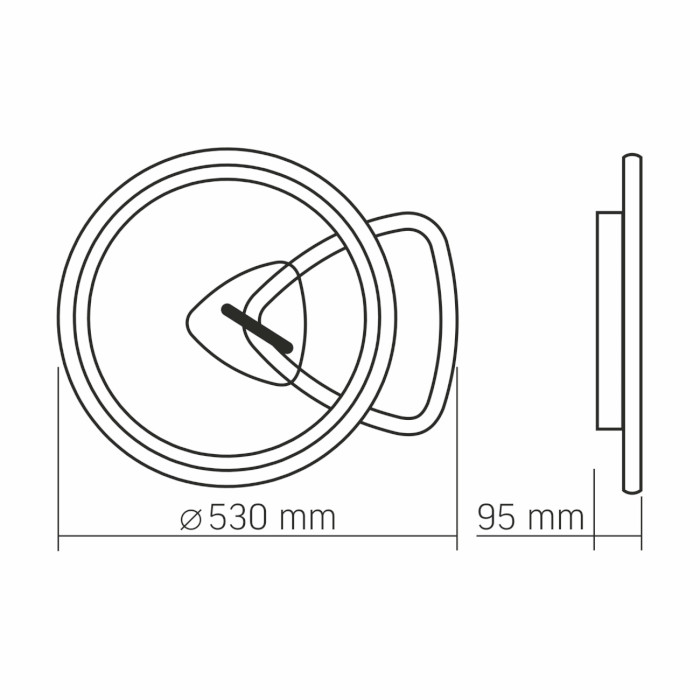 Світильник VIDEX Decora VL-CLD-993-BSL 52W 2700-6000K