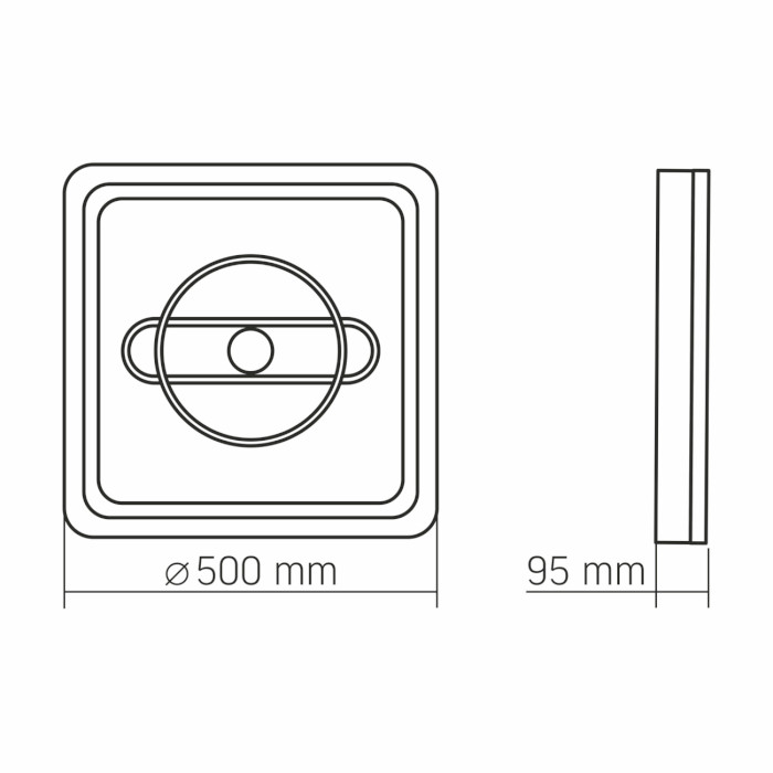 Светильник VIDEX Decora VL-CLD-995-CF 56W 2700-6000K