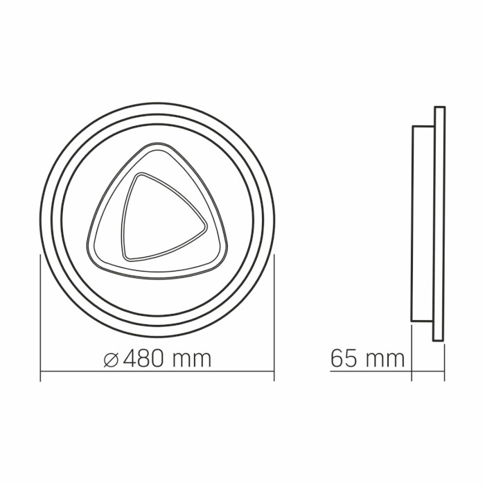 Світильник VIDEX Decora VL-CLD-997-SL 56W 2700-6000K