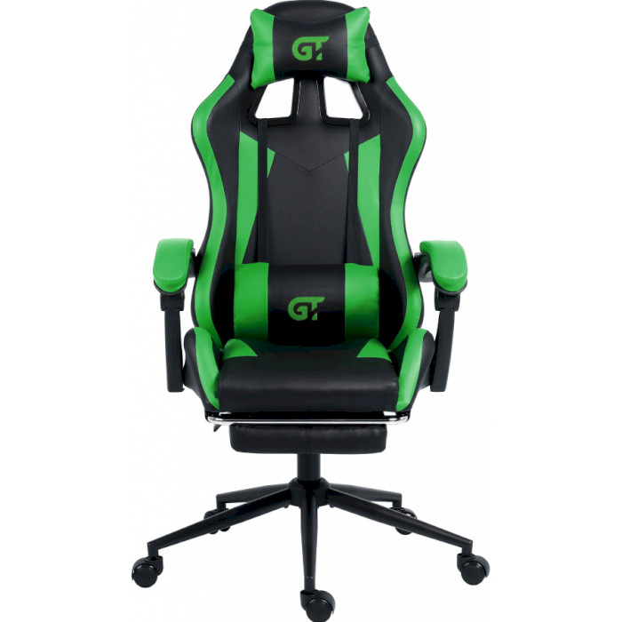 Крісло геймерське GT RACER X-2323 Black/Green