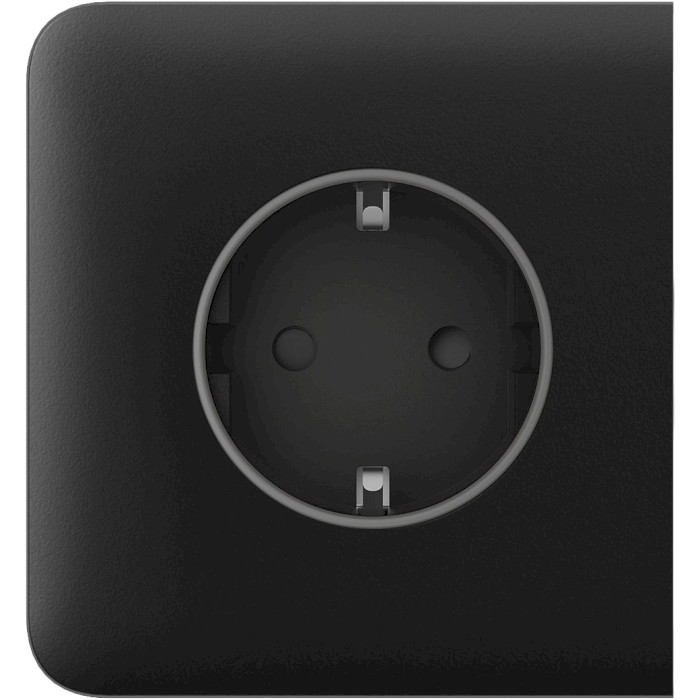 Боковая панель для встроенной розетки AJAX SideCover for Outlet Basic Black