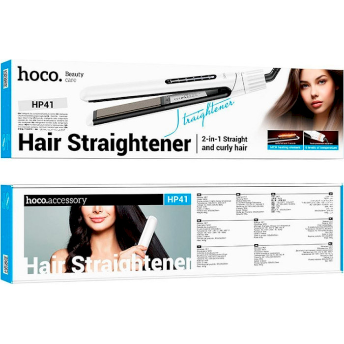 Выпрямитель для волос HOCO HP41 Straight And Curly Hair Straightener