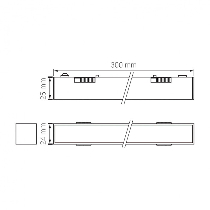 Світильник трековий VIDEX VL-TRMS-LD430B Black 10.5W 4000K