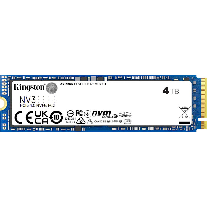 SSD диск KINGSTON NV3 4TB M.2 NVMe (SNV3S/4000G)