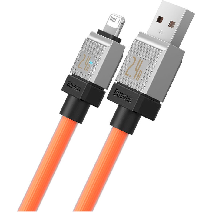 Кабель BASEUS CoolPlay Series Fast Charging Cable USB to iP 2.4A 1м Orange (CAKW000407)