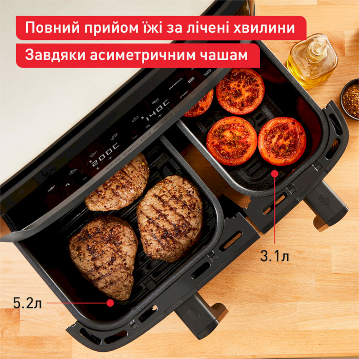 Мультипіч TEFAL Dual Easy Fry&Grill Air Fryer (EY905B10)