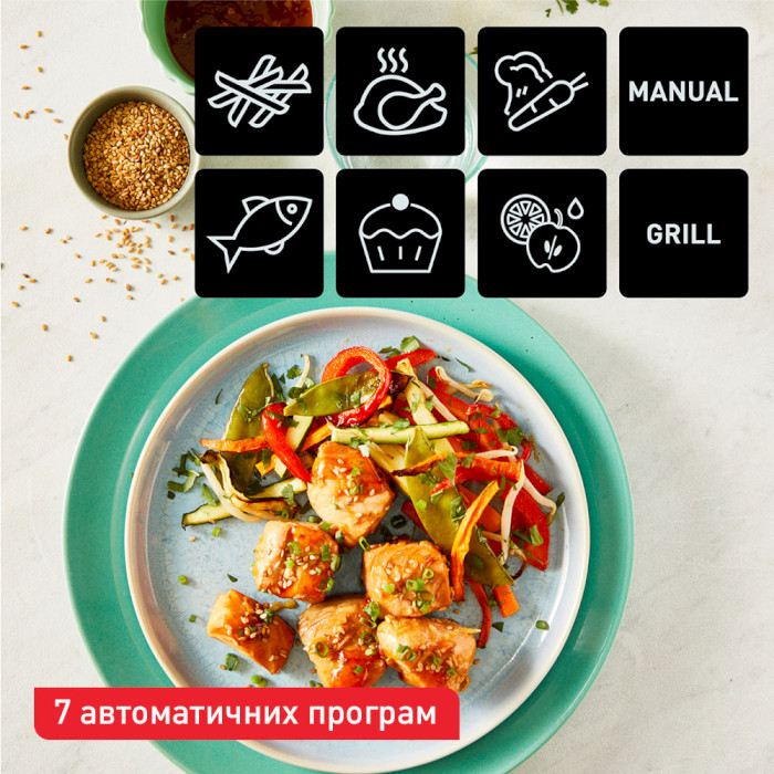 Мультипіч TEFAL Dual Easy Fry&Grill Air Fryer (EY905B10)