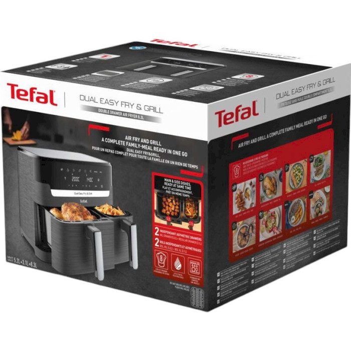 Мультипіч TEFAL Dual Easy Fry&Grill Air Fryer (EY905B10)