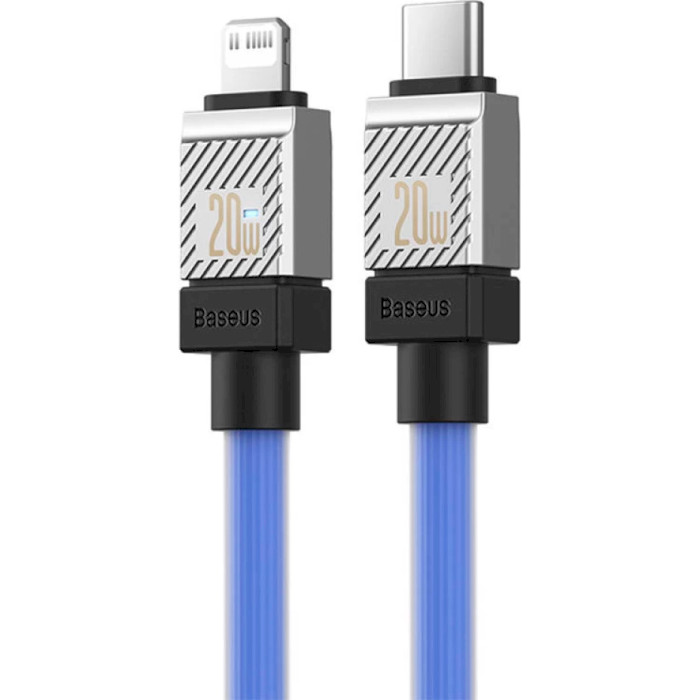 Кабель BASEUS CoolPlay Series Fast Charging Cable Type-C to iP 20W 2м Blue (CAKW000103)