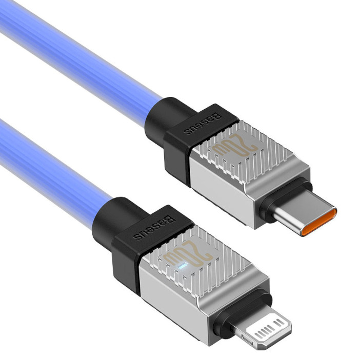 Кабель BASEUS CoolPlay Series Fast Charging Cable Type-C to iP 20W 2м Blue (CAKW000103)