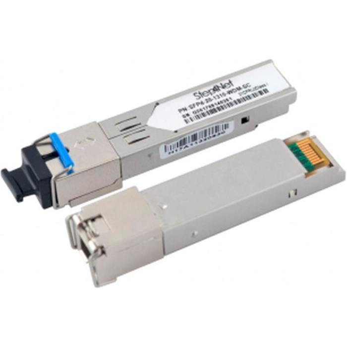 Модуль STEP4NET SFPD-20-1310-WDM-SC SFP 1.25GbE Tx1310 20km DDM SM SC