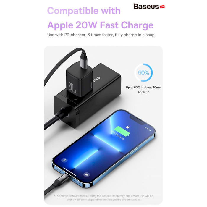 Кабель BASEUS Bright Mirror 2 Retractable 3-in-1 Fast Charging Data Cable Type-C to M+L+C 100W 1.1м Purple (CAMJ010205)