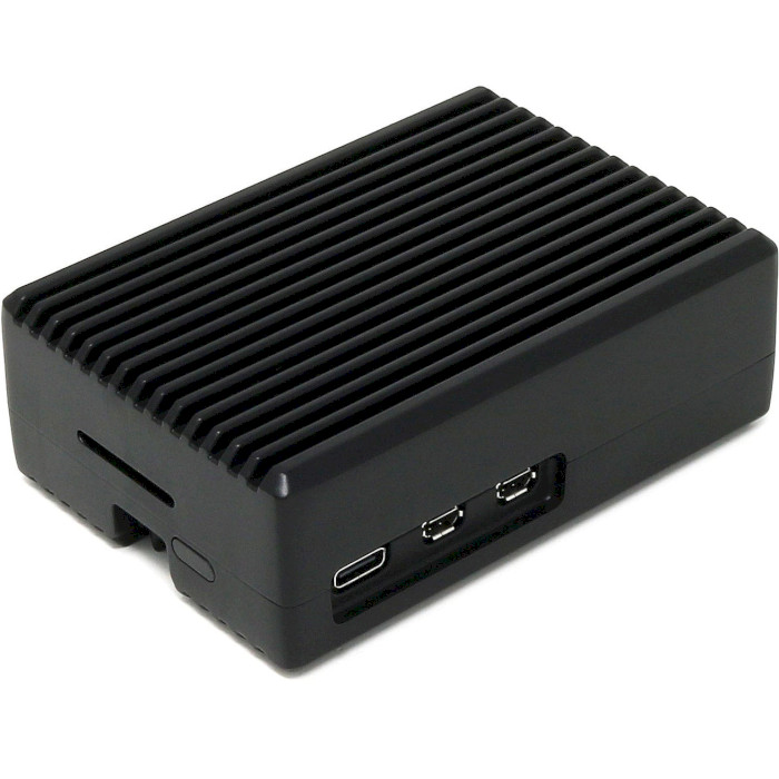 Корпус-радіатор PI HUT Ridged Armour Case для Raspberry Pi 5 (105878)