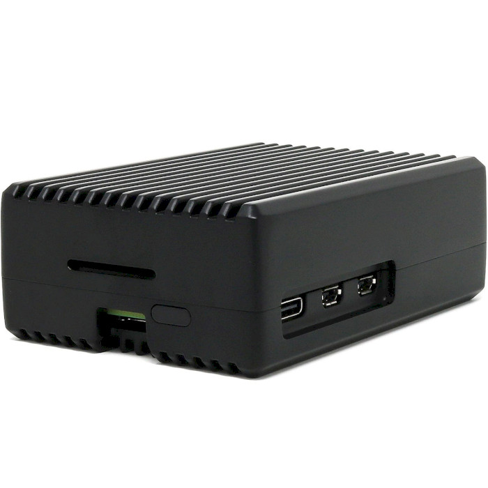 Корпус-радіатор PI HUT Ridged Armour Case для Raspberry Pi 5 (105878)