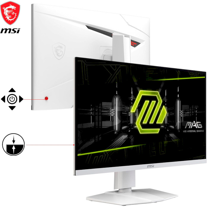 Монітор MSI MAG 274URFW White