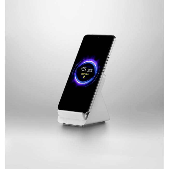 Бездротовий зарядний пристрій XIAOMI 80W Adaptive Wireless Charging Stand White (BHR8304GL)